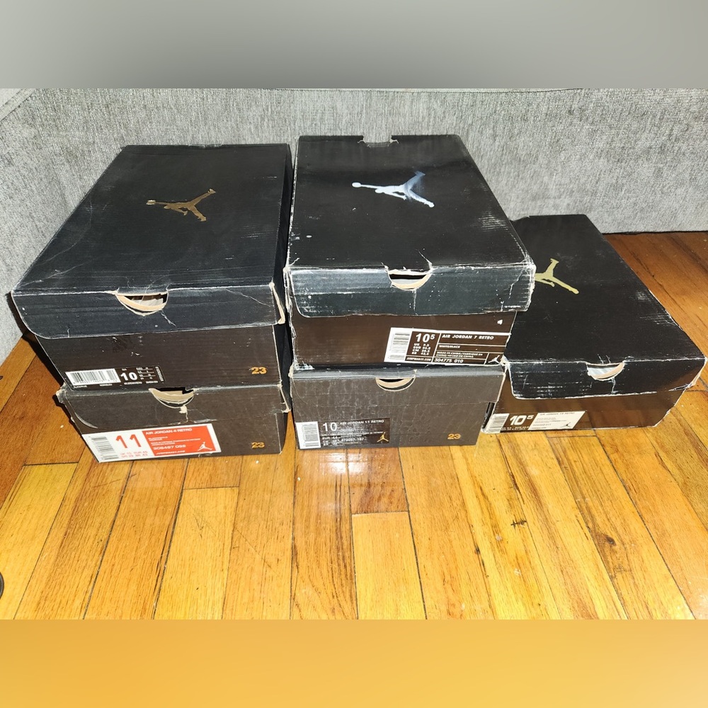 4 Jordan Retro Empty Boxes
